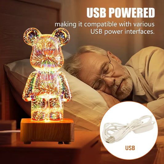 AuroraBear - 3D Firework Night Light