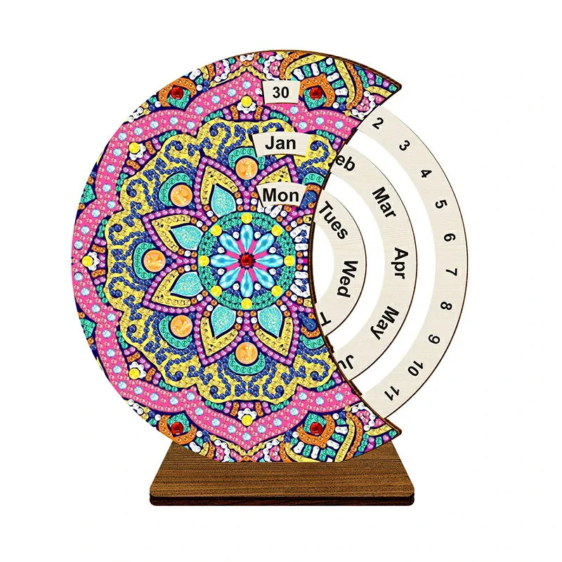 Diamond Painting Perpetual Calendar – DIY Home Decoration
