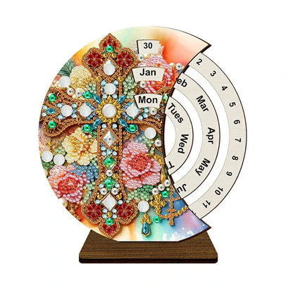 Diamond Painting Perpetual Calendar – DIY Home Decoration