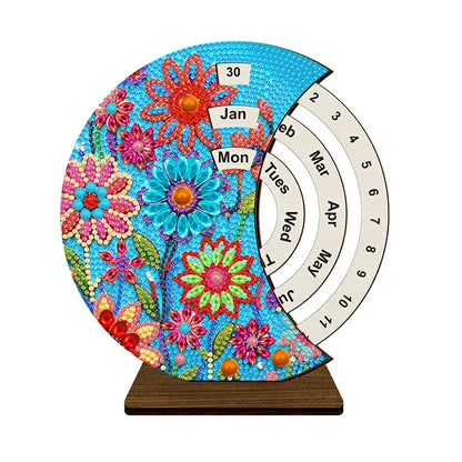 Diamond Painting Perpetual Calendar – DIY Home Decoration