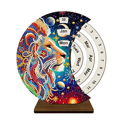 Diamond Painting Perpetual Calendar – DIY Home Decoration