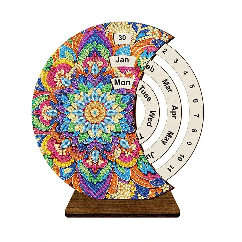 Diamond Painting Perpetual Calendar – DIY Home Decoration