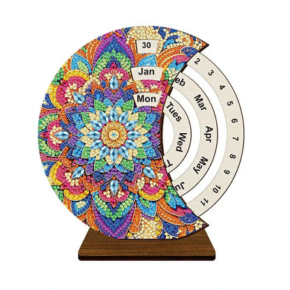 Diamond Painting Perpetual Calendar – DIY Home Decoration