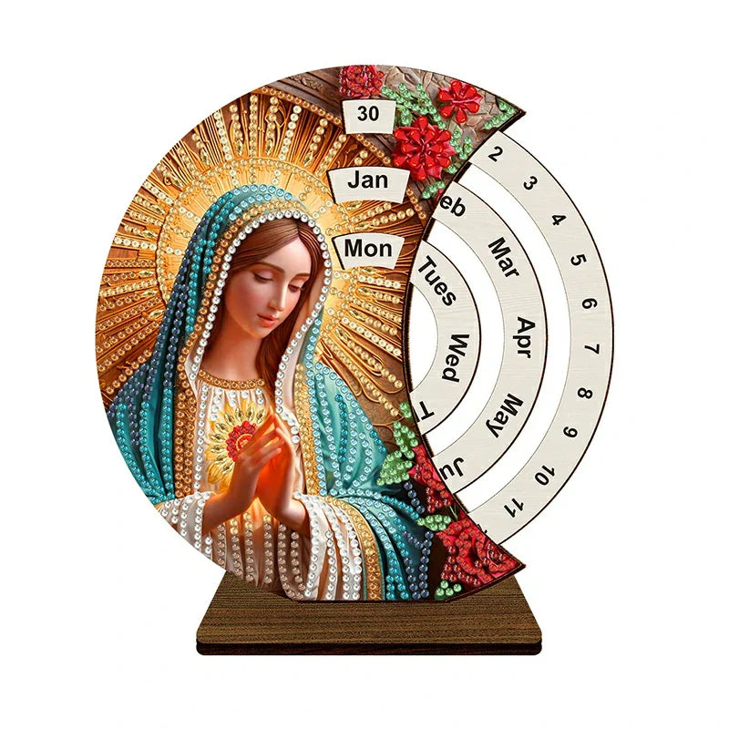 Diamond Painting Perpetual Calendar – DIY Home Decoration