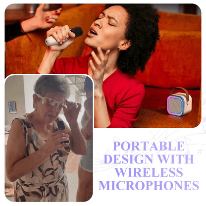 Bluetooth Karaoke Machine, Hi-Fi Sound, Deep Bass🎶🎶
