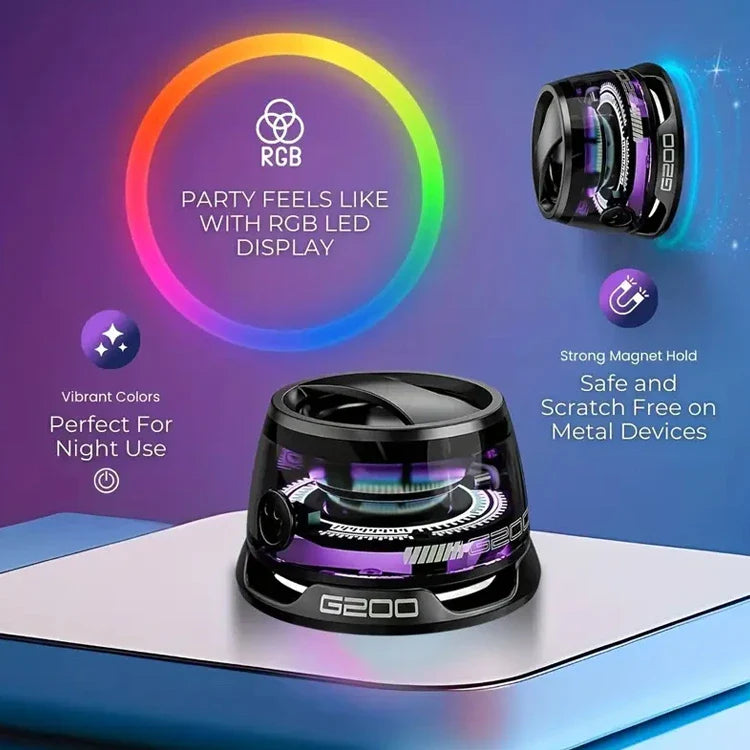 Magnetic RGB Bluetooth Speaker