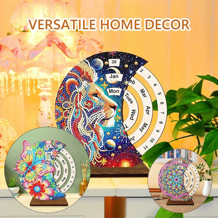 Diamond Painting Perpetual Calendar – DIY Home Decoration