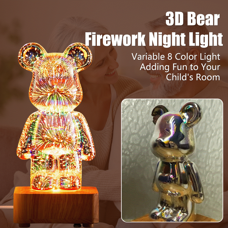 AuroraBear - 3D Firework Night Light