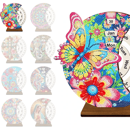 Diamond Painting Perpetual Calendar – DIY Home Decoration