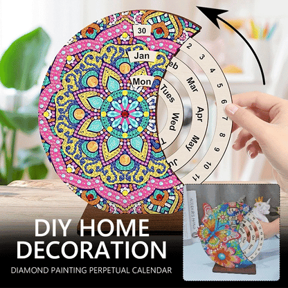 Diamond Painting Perpetual Calendar – DIY Home Decoration