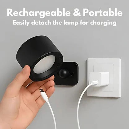 Rechargeable Wall Light with 360° Rotation
